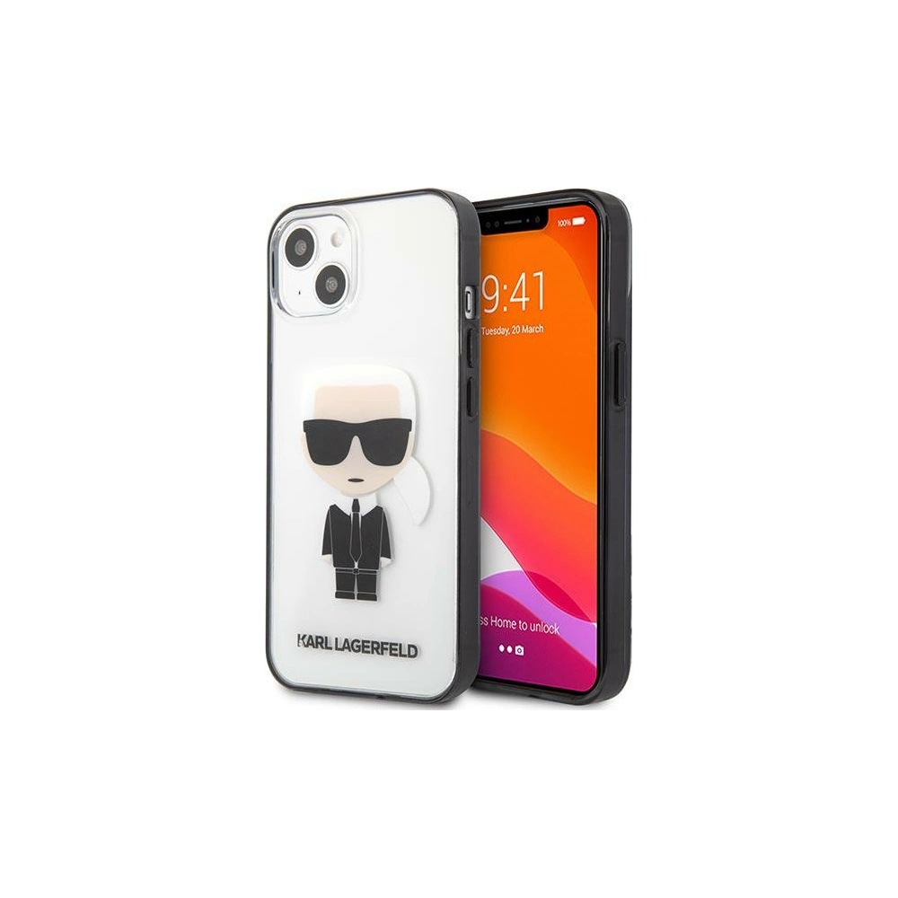 Etui Karl Lagerfeld KLHCP13MHIKCK Apple iPhone 13 transparent Ikonik Karl