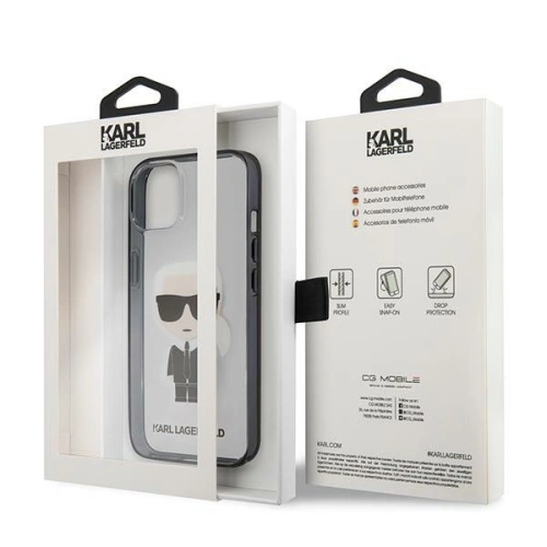 Kup Karl Lagerfeld Apple Tasche KLHCP13MHIKCK iPhone 13 transparent Ikonik Karl - KLD760CL - {ean13} - Sklep Home Screen