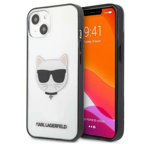 Kup Karl Lagerfeld Apple Tasche KLHCP13SHCHCK iPhone 13 mini transparent Ikonik Choupette - KLD762CL - {ean13} - Sklep Home Screen