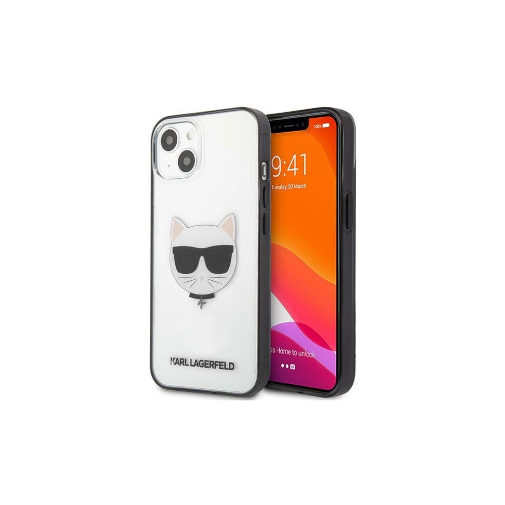 Etui Karl Lagerfeld KLHCP13SHCHCK Apple iPhone 13 mini transparent Ikonik Choupette