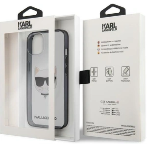 Kup Karl Lagerfeld Apple Tasche KLHCP13SHCHCK iPhone 13 mini transparent Ikonik Choupette - KLD762CL - {ean13} - Sklep Home Screen