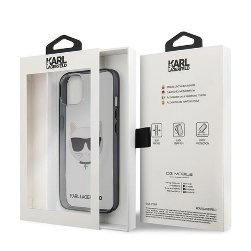 Kup Karl Lagerfeld Apple Tasche KLHCP13SHCHCK iPhone 13 mini transparent Ikonik Choupette - KLD762CL - {ean13} - Sklep Home Screen
