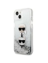 Kup Etui Karl Lagerfeld KLHCP13SKICGLS Apple iPhone 13 mini argintiu/silver hardcase Liquid Glitter Karl&Choupette Head - KLD764SLV - {ean13} - Sklep Home Screen