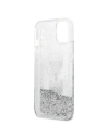 Kup Etui Karl Lagerfeld KLHCP13SKICGLS Apple iPhone 13 mini argintiu/silver hardcase Liquid Glitter Karl&Choupette Head - KLD764SLV - {ean13} - Sklep Home Screen