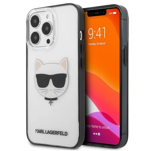 Kup Karl Lagerfeld Apple Tasche KLHCP13XHCHCK iPhone 13 Pro Max transparent Ikonik Choupette - KLD765CL - {ean13} - Sklep Home Screen