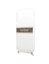 Kup Etui Guess GUHCP13MKC4GBGO Apple iPhone 13 Carcasă transparentă din plastic 4G Curea maro Lanț auriu - GUE1419CL - {ean13} - Sklep Home Screen