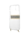 Kup Etui Guess GUHCP13MKC4GBGO Apple iPhone 13 Transparentní tvrdý kryt 4G Hnědý pásek Zlatý řetěz - GUE1419CL - {ean13} - Sklep Home Screen