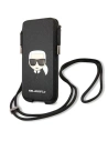 Kup Torebka Karl Lagerfeld KLHCP12LOPHKHK 6,7 palce černá/black hardcase Saffiano Ikonik Karl`s Head - KLD768BLK - {ean13} - Sklep Home Screen