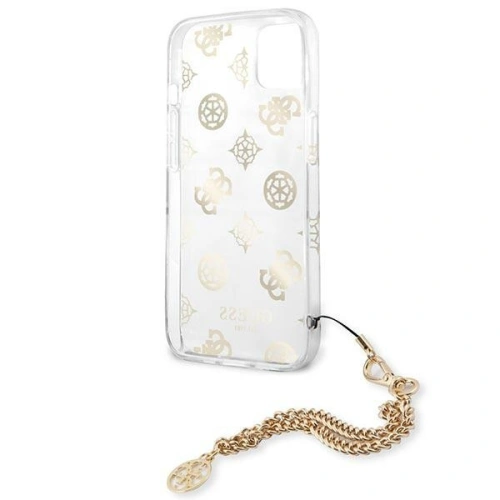 Kup Guess Apple Tasche GUHCP13SKSPEGO iPhone 13 mini gold/gold Hartschale Peony Chain Collection - GUE1427GLD - {ean13} - Sklep Home Screen
