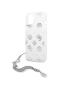 Kup Etui Guess GUHCP13SKSPESI Apple iPhone 13 mini srebrny/silver hardcase Peony Chain Collection - GUE1428SLV - {ean13} - Sklep Home Screen