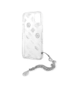 Kup Guess Apple Tasche GUHCP13SKSPESI iPhone 13 mini silber/silberne Hartschale Peony Chain Collection - GUE1428SLV - {ean13} - Sklep Home Screen