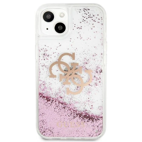 Kup Etui Guess GUHCP13SLG4GPI Apple iPhone 13 mini różowy/pink hardcase 4G Big Liquid Glitter - GUE1429PNK - {ean13} - Sklep Home Screen