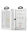 Kup Guess Apple Case GUHCP13SPCUGL4GTR iPhone 13 mini transparentes Hartschalenetui Glitter 4G Big Logo - GUE1432CL - {ean13} - Sklep Home Screen