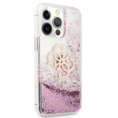 Kup Etui Guess GUHCP13XLG4GPI Apple iPhone 13 Pro Max rózsaszín/pink hardcase 4G Big Liquid Glitter - GUE1436PNK - {ean13} - Sklep Home Screen