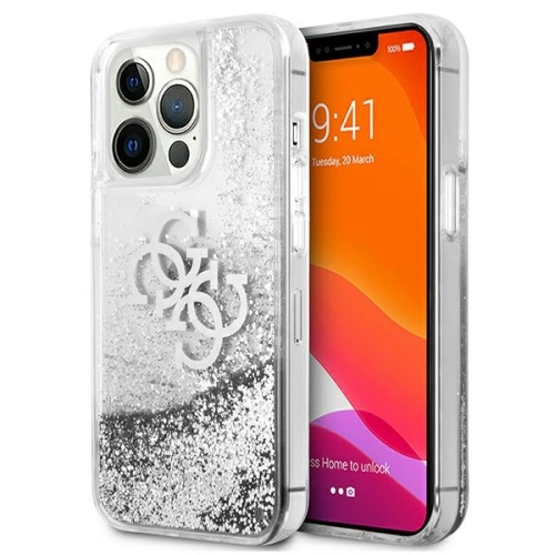 Kup Etui Guess GUHCP13XLG4GSI Apple iPhone 13 Pro Max ezüst/silver hardcase 4G Big Liquid Glitter - GUE1437SLV - {ean13} - Sklep Home Screen
