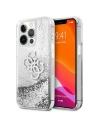Etui Guess GUHCP13XLG4GSI Apple iPhone 13 Pro Max argintiu/silver hardcase 4G Big Liquid Glitter