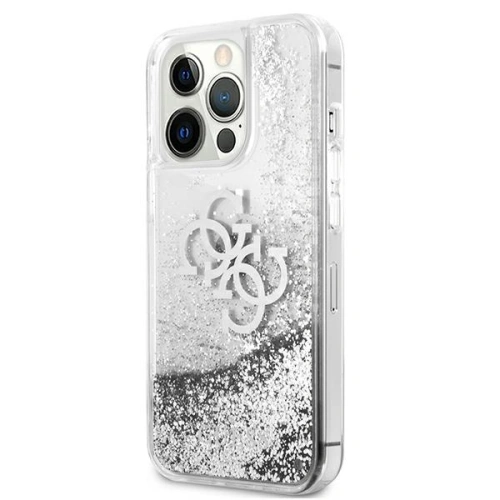 Kup Etui Guess GUHCP13XLG4GSI Apple iPhone 13 Pro Max ezüst/silver hardcase 4G Big Liquid Glitter - GUE1437SLV - {ean13} - Sklep Home Screen