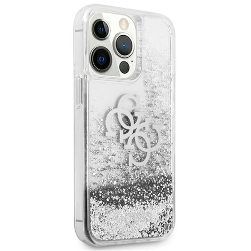Kup Etui Guess GUHCP13XLG4GSI Apple iPhone 13 Pro Max ezüst/silver hardcase 4G Big Liquid Glitter - GUE1437SLV - {ean13} - Sklep Home Screen