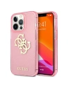 Etui Guess GUHCP13XPCUGL4GPI Apple iPhone 13 Pro Max roz/roz hard case Glitter 4G Big Logo