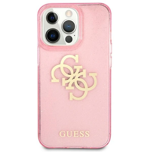 Kup Etui Guess GUHCP13XPCUGL4GPI Apple iPhone 13 Pro Max roz/roz hard case Glitter 4G Big Logo - GUE1438PNK - {ean13} - Sklep Home Screen