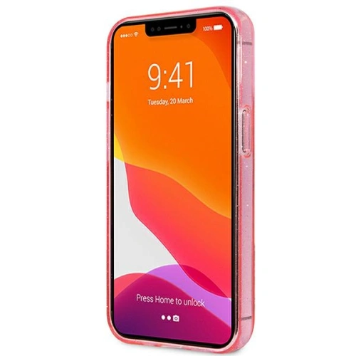 Kup Etui Guess GUHCP13XPCUGL4GPI Apple iPhone 13 Pro Max różowy/pink hard case Glitter 4G Big Logo - GUE1438PNK - {ean13} - Sklep Home Screen