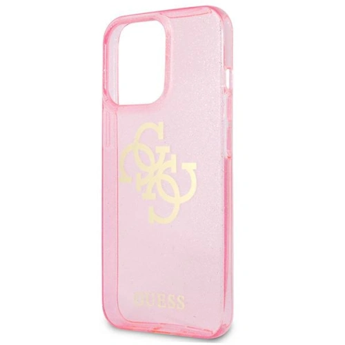 Kup Etui Guess GUHCP13XPCUGL4GPI Apple iPhone 13 Pro Max różowy/pink hard case Glitter 4G Big Logo - GUE1438PNK - {ean13} - Sklep Home Screen