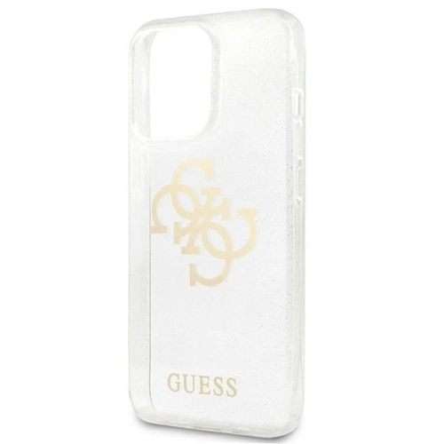 Kup Etui Guess GUHCP13XPCUGL4GTR Apple iPhone 13 Pro Max transparent hard case Glitter 4G Big Logo - GUE1439CL - {ean13} - Sklep Home Screen