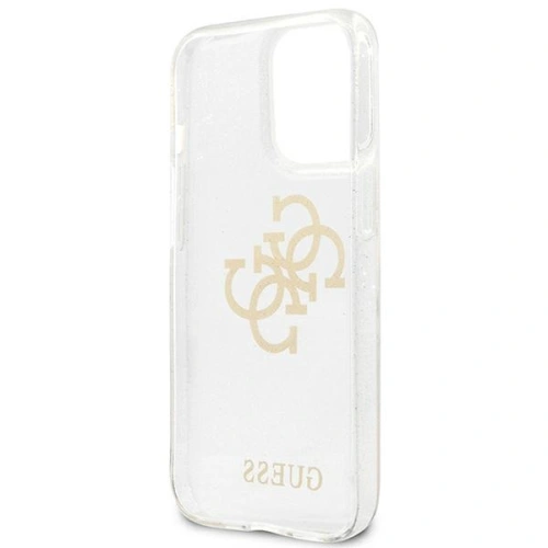 Buy Guess GUHCP13XPCUGL4GTR Apple iPhone 13 Pro Max transparent hard case Glitter 4G Big Logo - GUE1439CL - {ean13} - Home Screen Store Europe