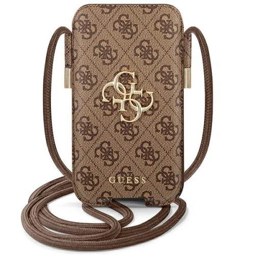 Kup Táska Guess GUPHL4GMGBR 6,7 colos barna/brown hardcase 4G Big Metal Logo - GUE1441BR - {ean13} - Sklep Home Screen