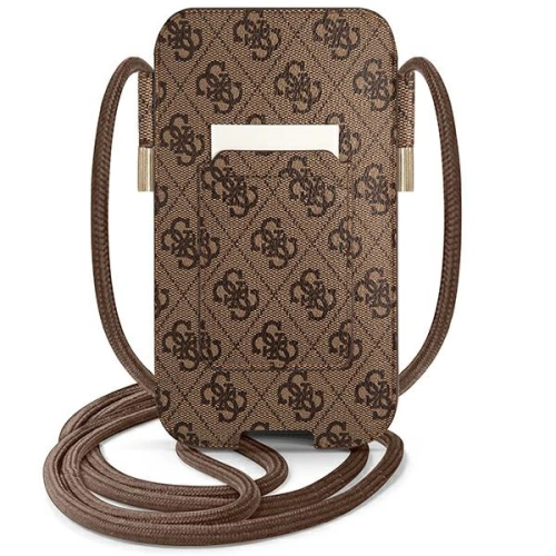 Kup Guess Geldbörse GUPHL4GMGBR 6,7 Zoll braun/braun Hartschalenkoffer 4G Big Metal Logo - GUE1441BR - {ean13} - Sklep Home Screen
