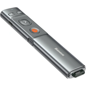 Kup Baseus Multifunktionale Fernsteuerung Orange Dot für Präsentationen, mit Laserpointer, wiederaufladbar (grau) - BSU2898GRY - {ean13} - Sklep Home Screen