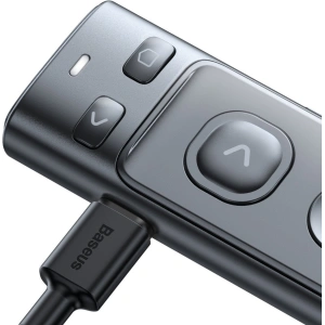 Kup Baseus Multifunktionale Fernsteuerung Orange Dot für Präsentationen, mit Laserpointer, wiederaufladbar (grau) - BSU2898GRY - {ean13} - Sklep Home Screen