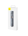 Kup Controler multifuncțional Baseus Orange Dot pentru prezentări, cu indicator laser, reîncărcabil (gri) - BSU2898GRY - {ean13} - Sklep Home Screen
