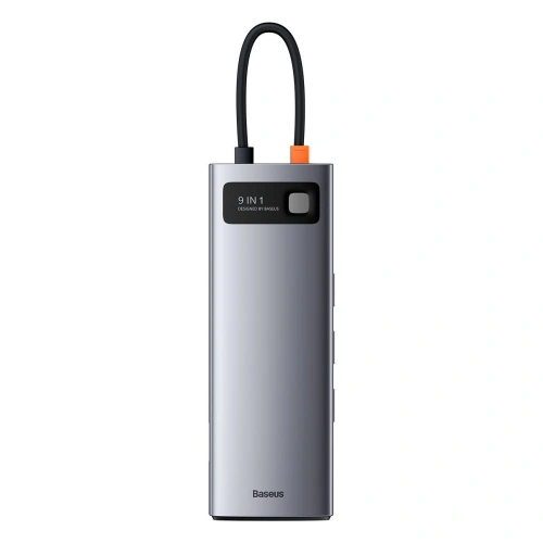 Kup Hub 9w1 Baseus Metal Gleam Series, USB-C na 3x USB 3.0 + HDMI + USB-C PD + Ethernet RJ45 + microSD/SD + VGA - BSU2899 - {ean13} - Sklep Home Screen