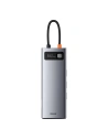 Baseus Hub 9in1 Metal Gleam Series, USB-C an 3x USB 3.0 + HDMI + USB-C PD + Ethernet RJ45 + microSD/SD + VGA