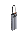 Buy Hub 9in1 Baseus Metal Gleam Series, USB-C to 3x USB 3.0 + HDMI + USB-C PD + Ethernet RJ45 + microSD/SD + VGA - BSU2899 - {ean13} - Home Screen Store Europe