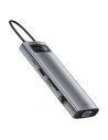 Buy Hub 9in1 Baseus Metal Gleam Series, USB-C to 3x USB 3.0 + HDMI + USB-C PD + Ethernet RJ45 + microSD/SD + VGA - BSU2899 - {ean13} - Home Screen Store Europe