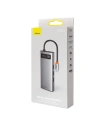 Buy Hub 9in1 Baseus Metal Gleam Series, USB-C to 3x USB 3.0 + HDMI + USB-C PD + Ethernet RJ45 + microSD/SD + VGA - BSU2899 - {ean13} - Home Screen Store Europe