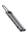 Buy Hub 11in1 Baseus Metal Gleam Series, USB-C to 3x USB 3.0 + 2x HDMI + USB-C PD + Ethernet RJ45 + microSD/SD + VGA + AUX - BSU2900 - {ean13} - Home Screen Store Europe