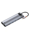 Buy Hub 11in1 Baseus Metal Gleam Series, USB-C to 3x USB 3.0 + 2x HDMI + USB-C PD + Ethernet RJ45 + microSD/SD + VGA + AUX - BSU2900 - {ean13} - Home Screen Store Europe