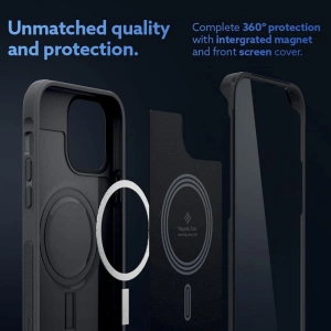 Etui Caseology Stratum MagSafe Apple iPhone 13 Pro Max Gri cenușiu