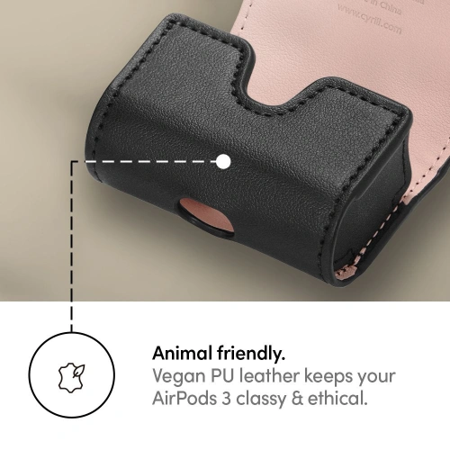 Kup Spigen Apple Tasche Cyrill Mini Bag AirPods 3 Leder Schwarz - SPN1982BLK - {ean13} - Sklep Home Screen