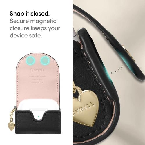 Kup Spigen Apple Tasche Cyrill Mini Bag AirPods 3 Leder Schwarz - SPN1982BLK - {ean13} - Sklep Home Screen
