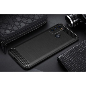 Buy Tech-Protect TPUCarbon Motorola Moto G60 Black - THP738BLK - {ean13} - Home Screen Store Europe