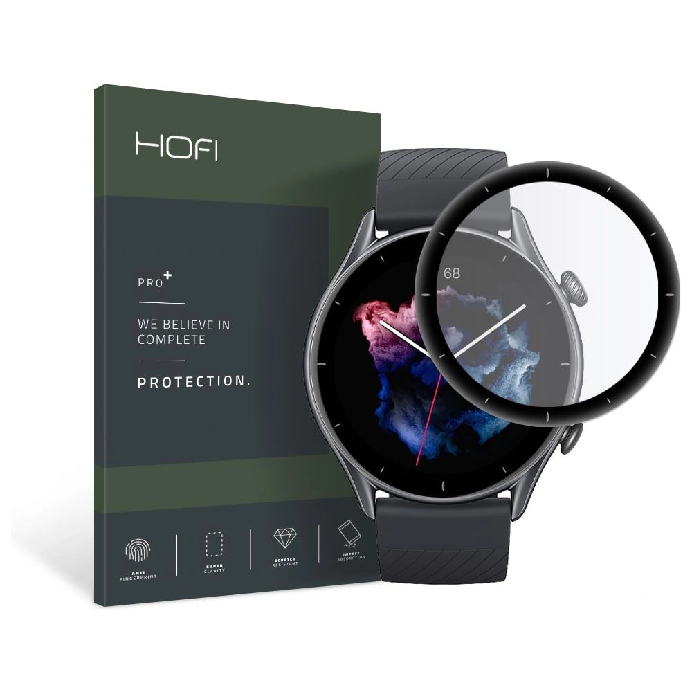 Szkło hybrydowe Hofi Hybrid Pro+ Amazfit GTR 3 Black