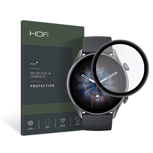Kup Hibrid üveg Hofi Hybrid Pro+ Amazfit GTR 3 Pro Fekete - HOFI166BLK - {ean13} - Sklep Home Screen