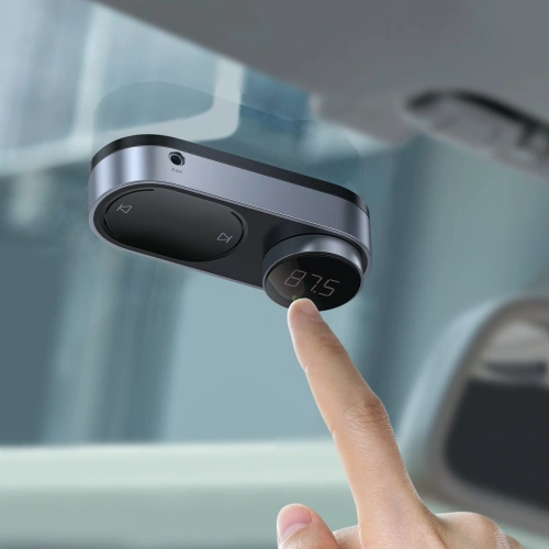 Kup Baseus FM Sender Solar Auto, Bluetooth 5.0, TF, AUX (schwarz) - BSU2901BLK - {ean13} - Sklep Home Screen