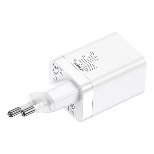 Kup Încărcătorul de rețea Baseus Super Si Pro Quick Charger USB + USB-C 30W (alb) - BSU2902WHT - {ean13} - Sklep Home Screen