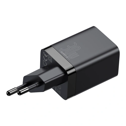 Kup Síťová nabíječka Baseus Super Si Pro Quick Charger USB + USB-C 30W (černá) - BSU2903BLK - {ean13} - Sklep Home Screen