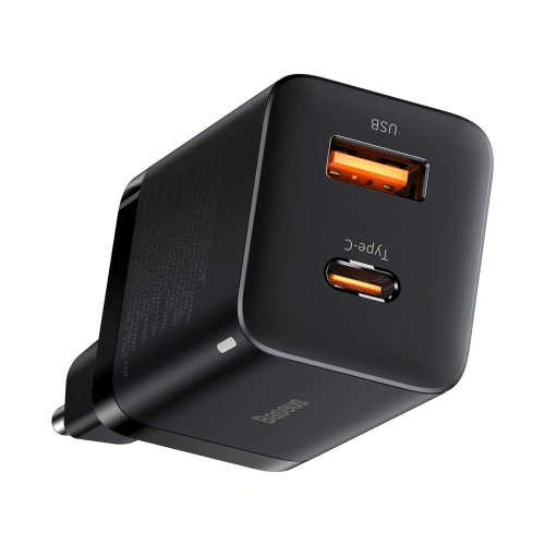 Kup Síťová nabíječka Baseus Super Si Pro Quick Charger USB + USB-C 30W (černá) - BSU2903BLK - {ean13} - Sklep Home Screen